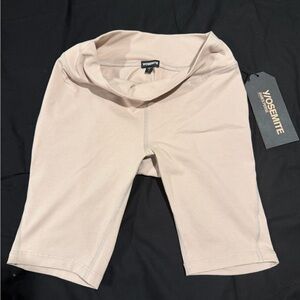 James Perse Cream Athletic Shorts